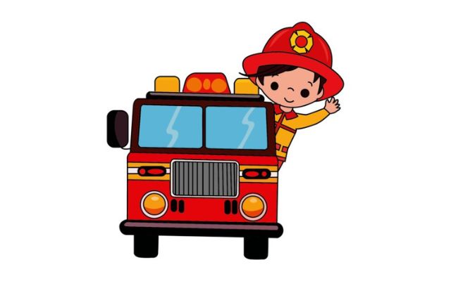 Kleurplaten Brandweerwagens logo