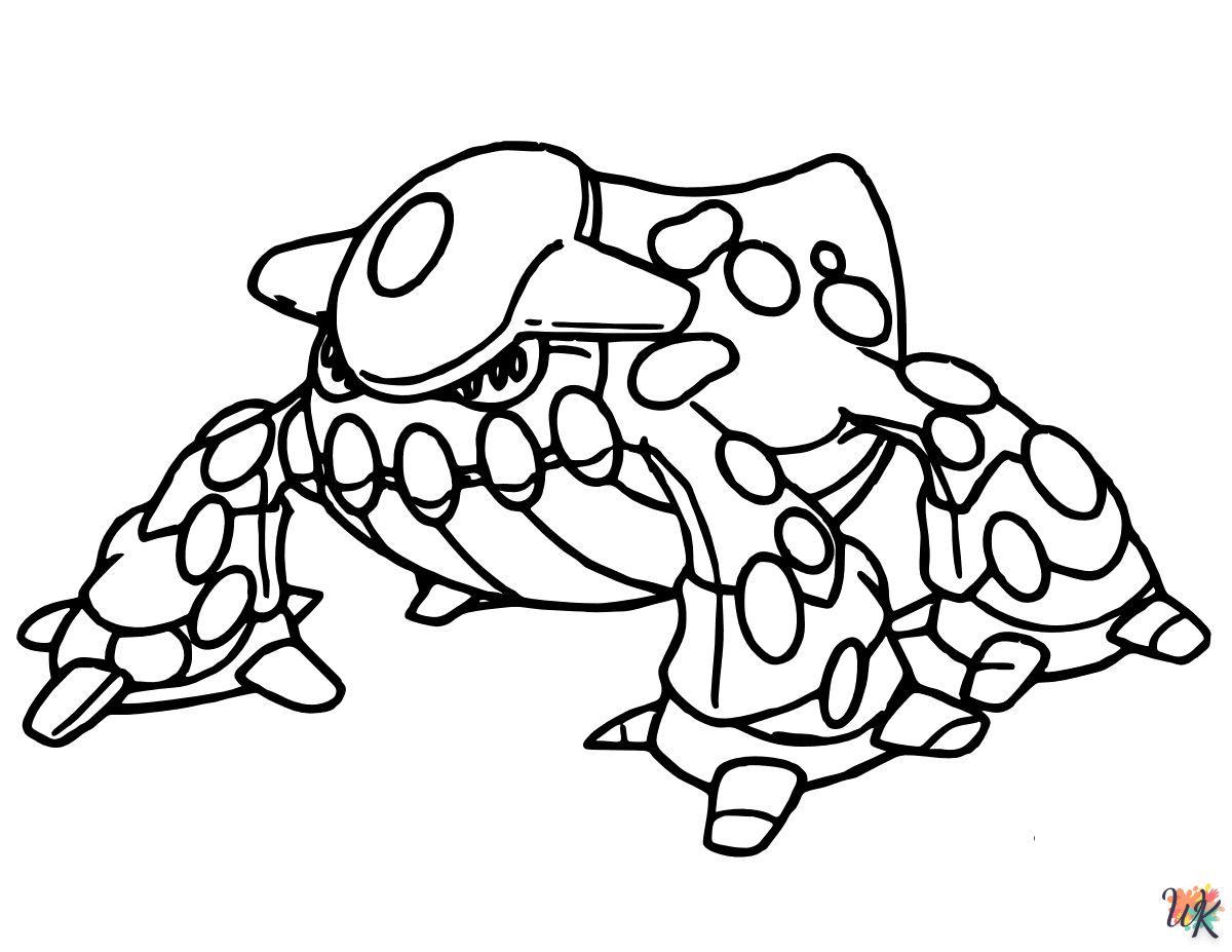 Legendarische Pokemon kleurplaten 12