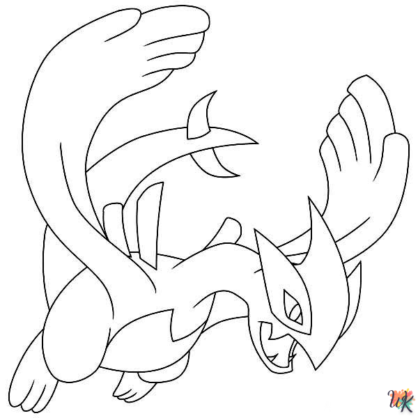 Legendarische Pokemon kleurplaten 17