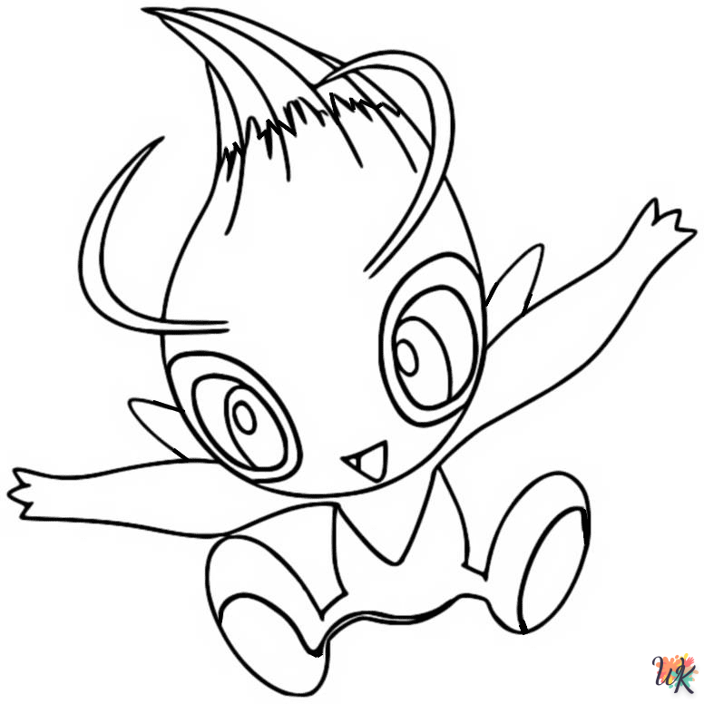 Legendarische Pokemon kleurplaten 3