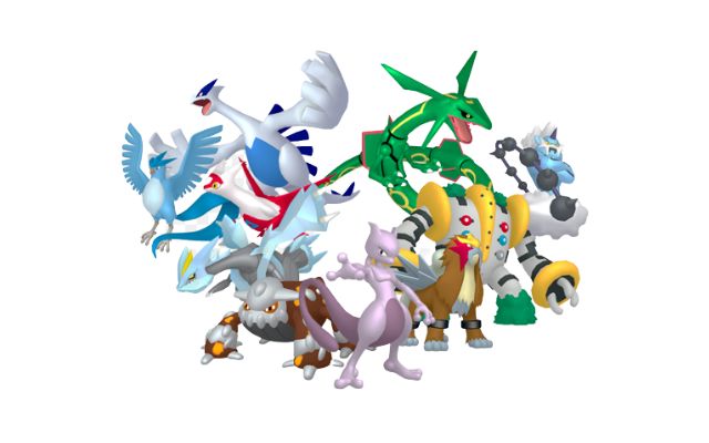 Legendarische Pokemon kleurplaten logo