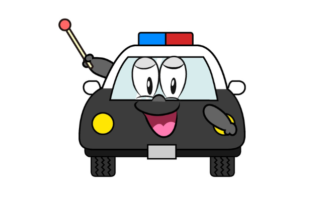 Politieauto Kleurplaten logo