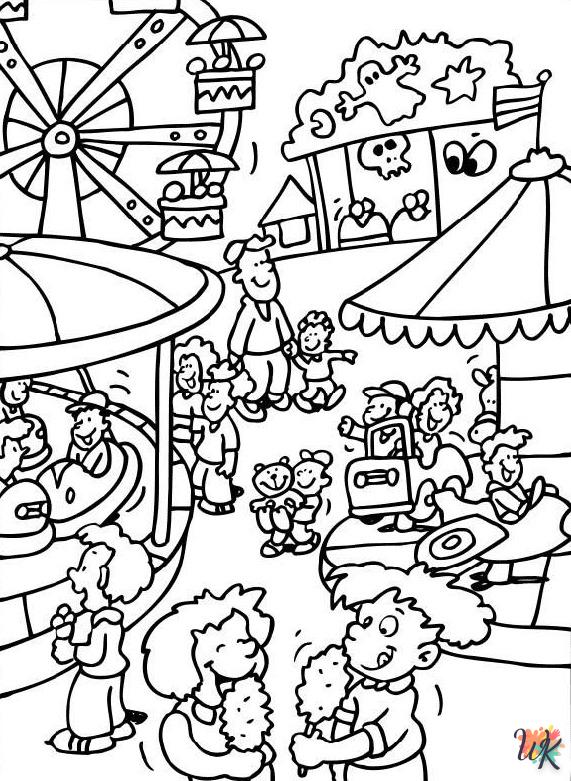 kleurplaten carnaval 8