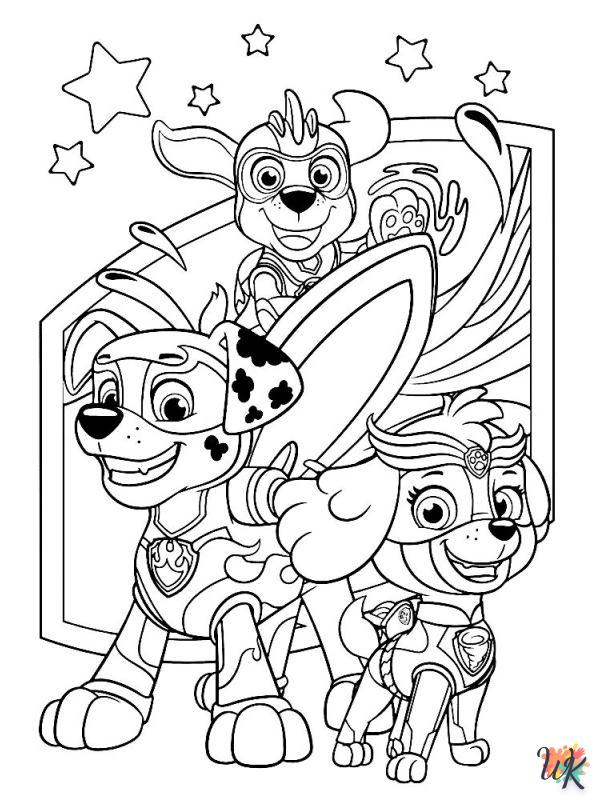 Mighty Pups 21 kleurplaten paw patrol mighty pups 6