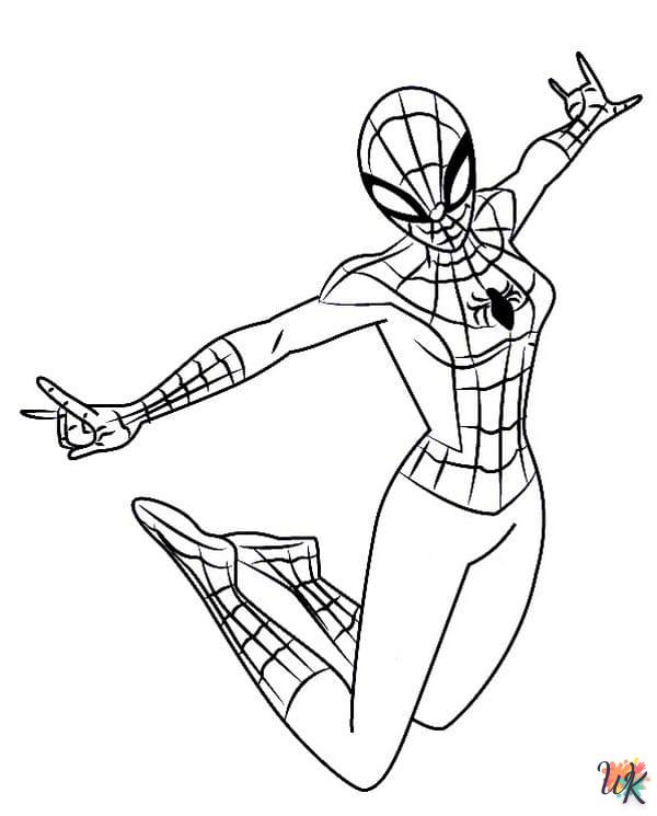 kleurplaten spiderman 8