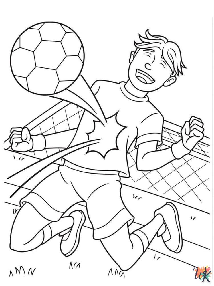 kleurplaten voetbal 14