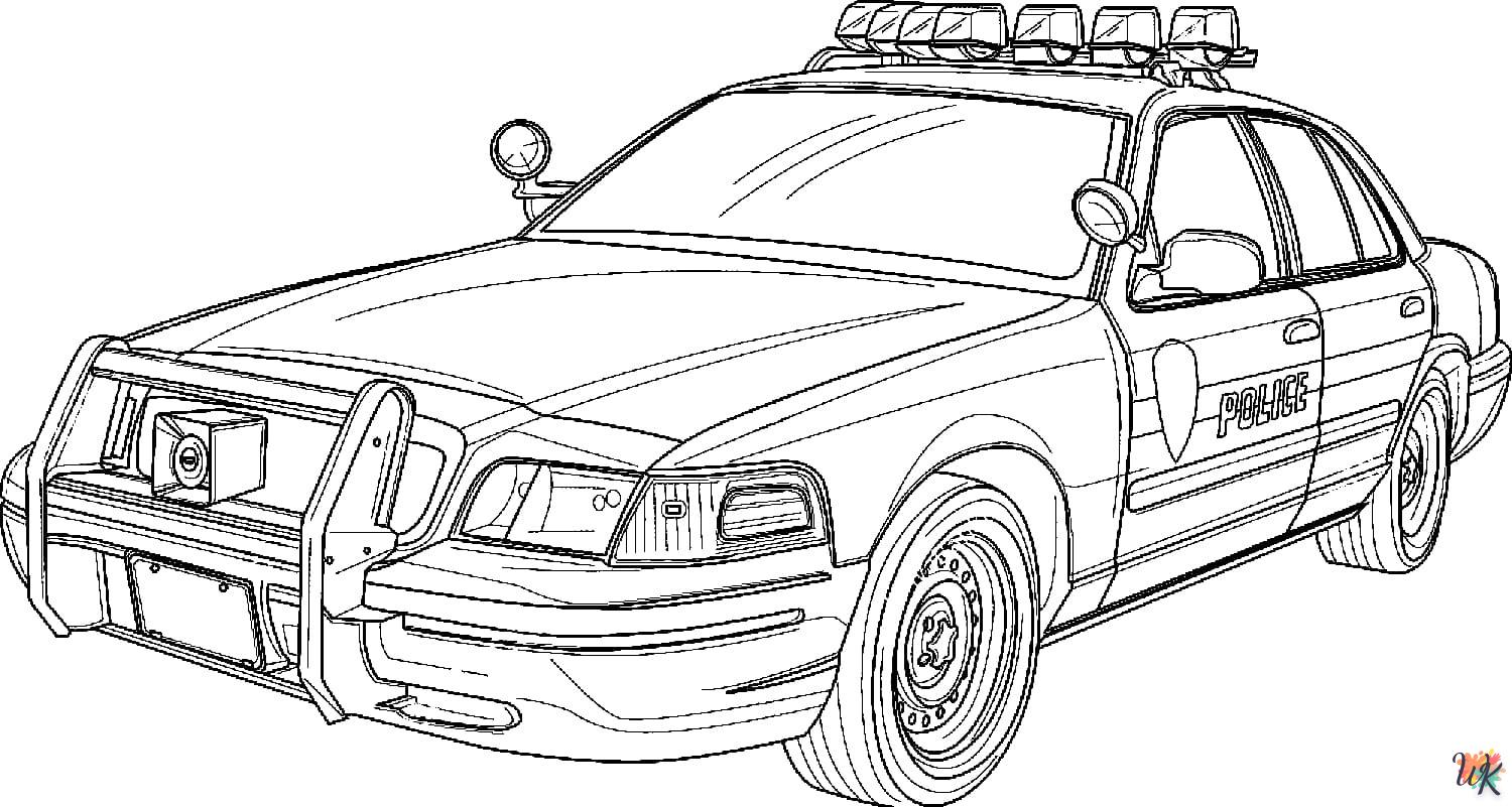 politieauto kleurplaten 20