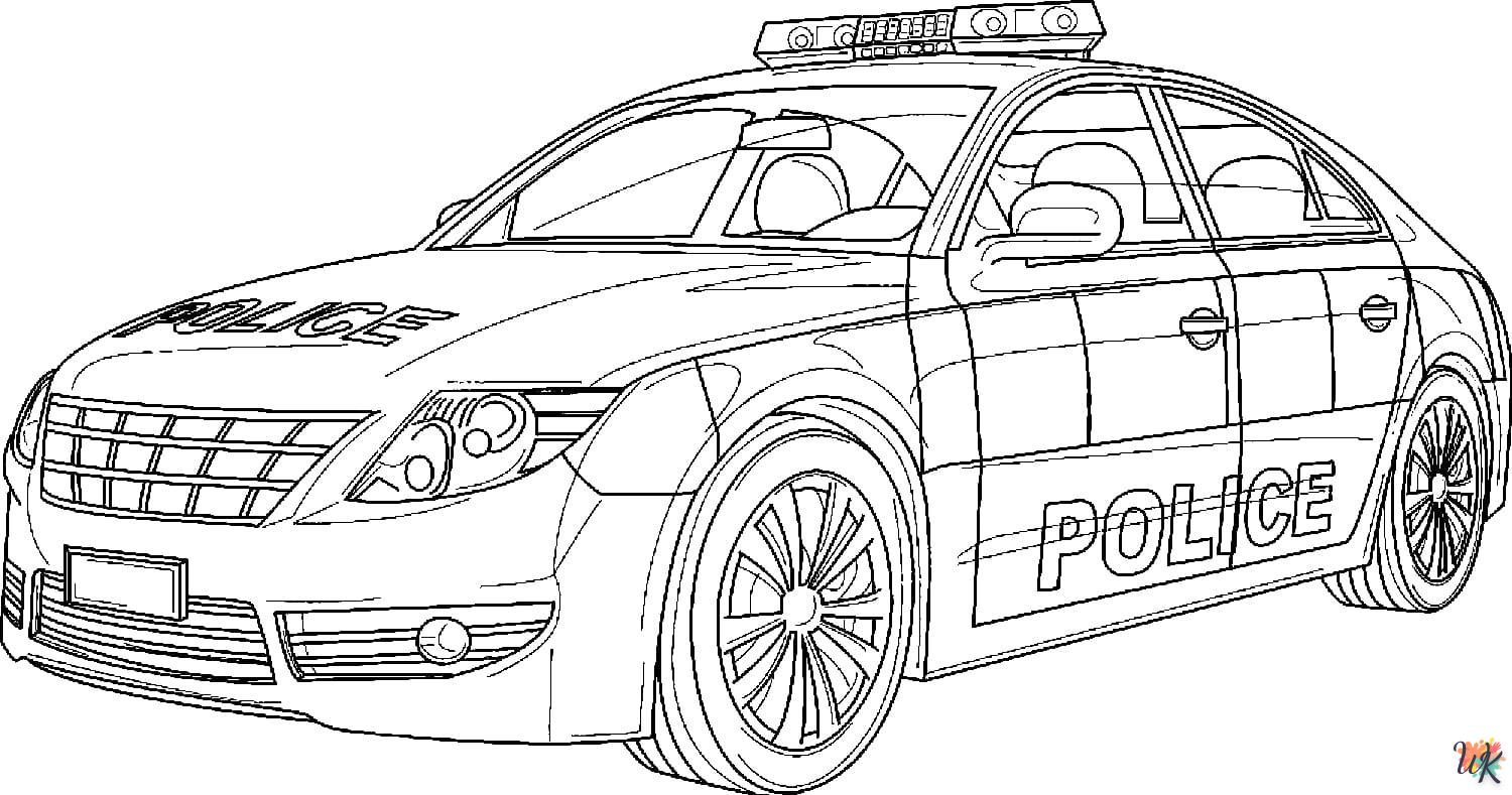 politieauto kleurplaten 23