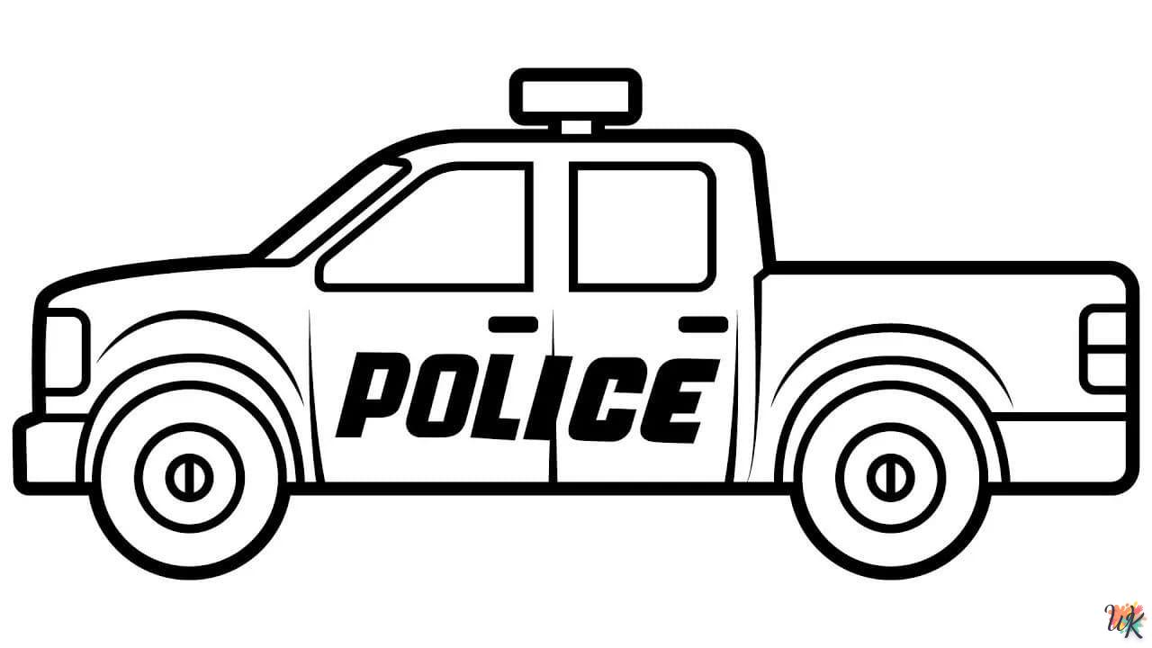 politieauto kleurplaten 38