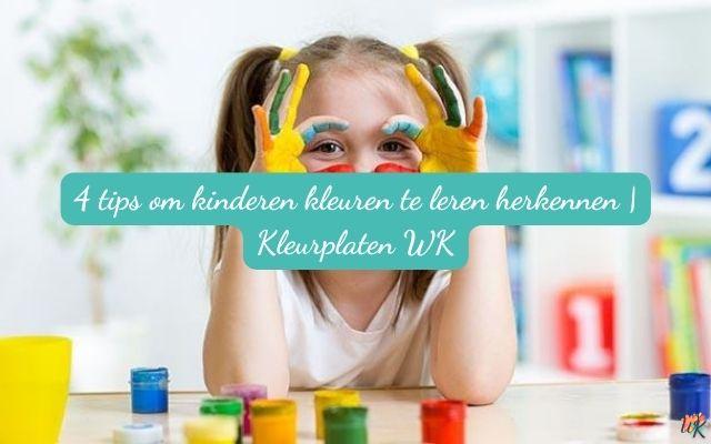 4 tips om kinderen kleuren te leren herkennen