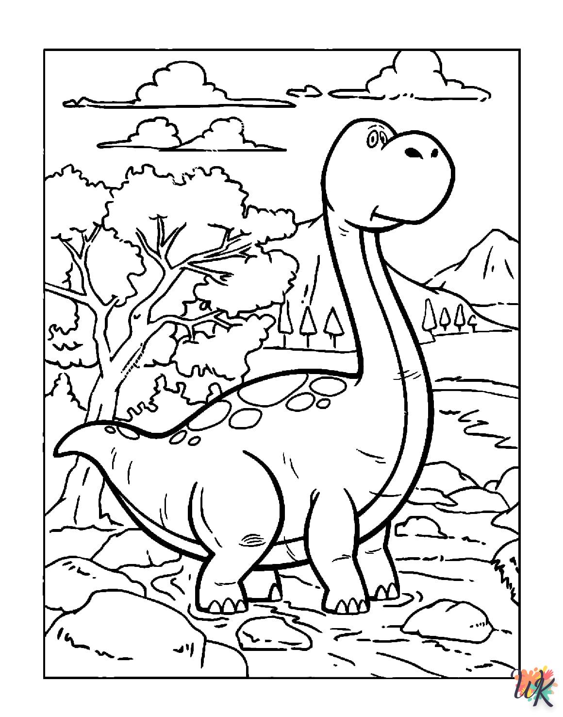 kleurplaten dinosaurus 18