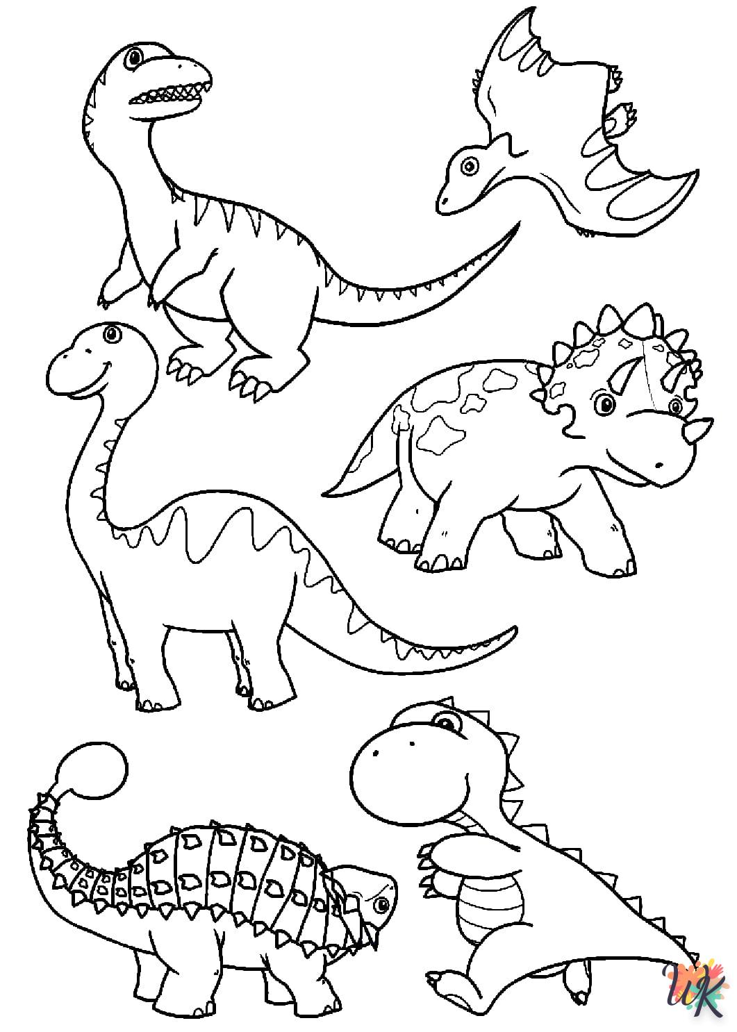 kleurplaten dinosaurus 19