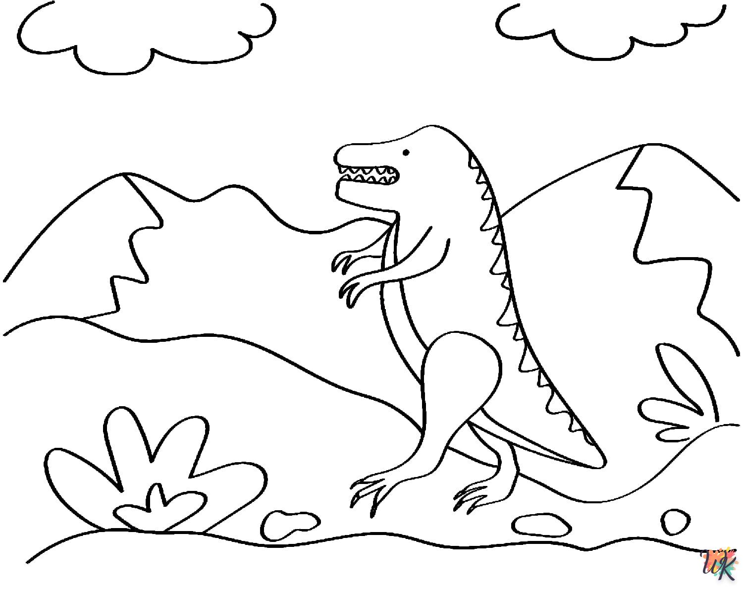 kleurplaten dinosaurus 29
