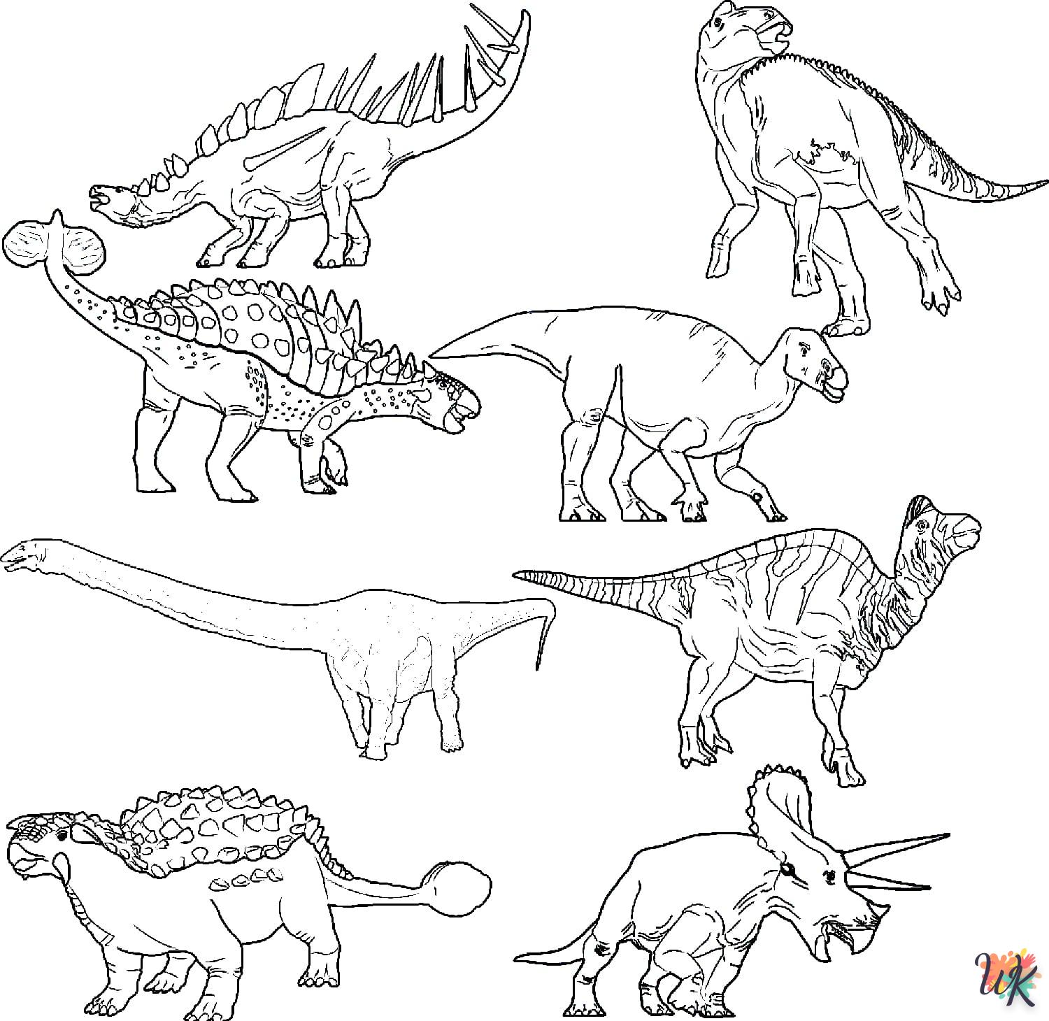 kleurplaten dinosaurus 30