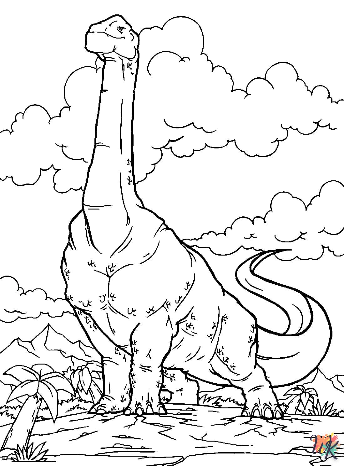 kleurplaten dinosaurus 32