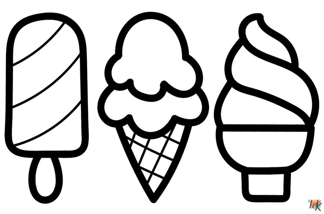 kleurplaten ijsjes