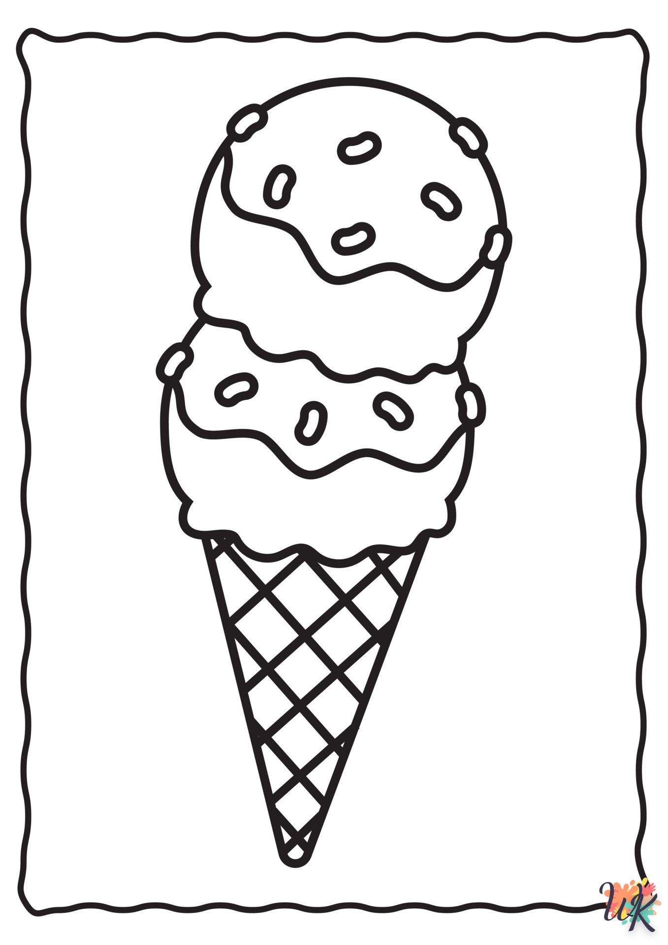 kleurplaten ijsjes 4