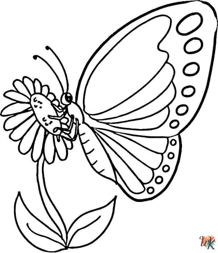 kleurplaten vlinders 12