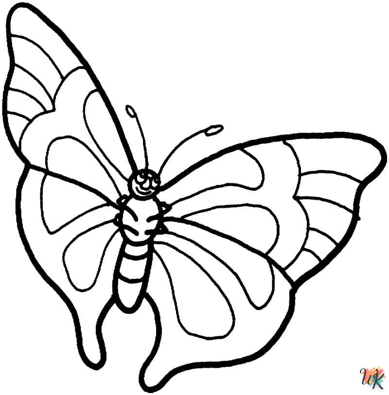 kleurplaten vlinders 2