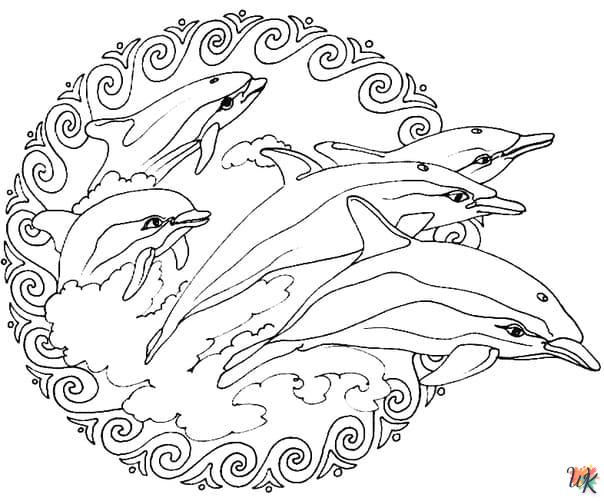 Dolfijnen Kleurplaten 19