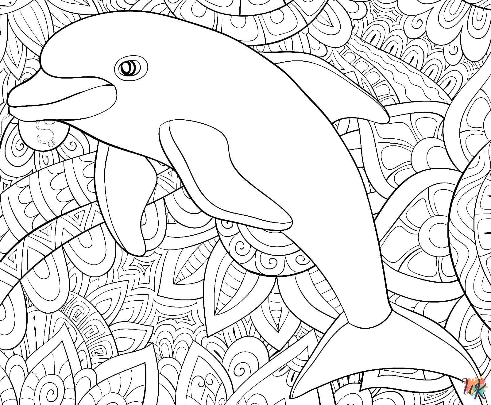 Dolfijnen Kleurplaten