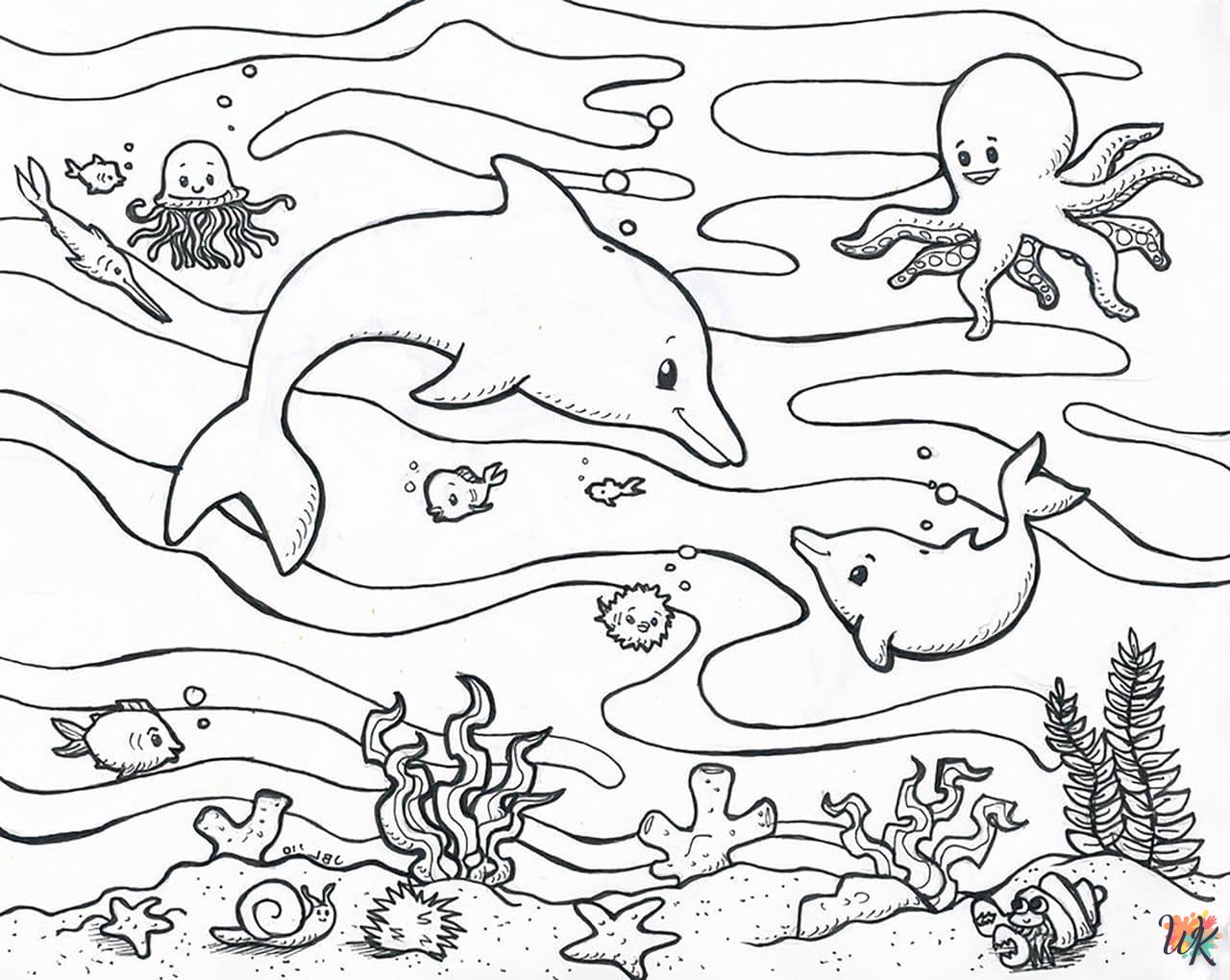 Dolfijnen Kleurplaten 34