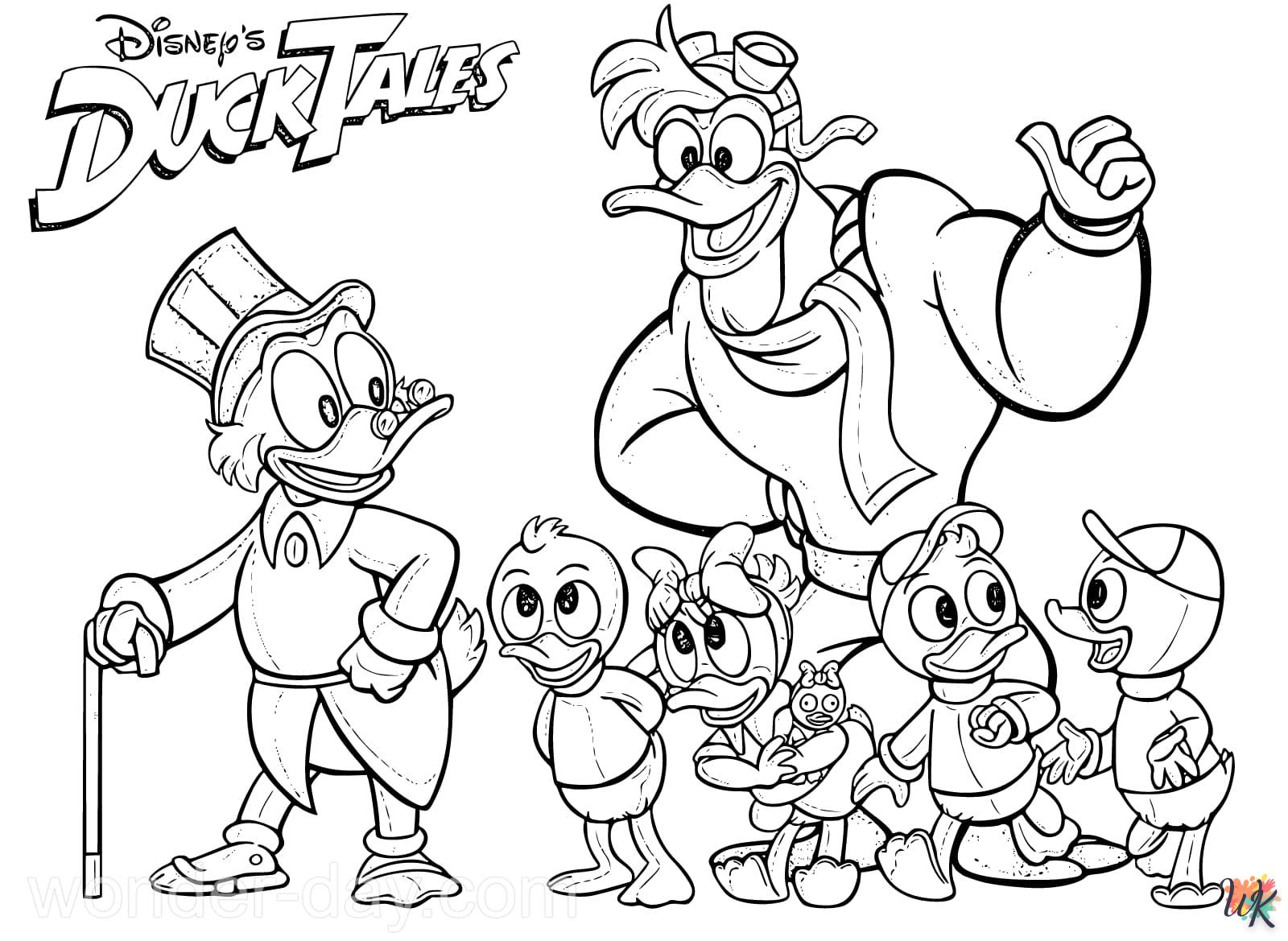 Kleurplaten Donald Duck