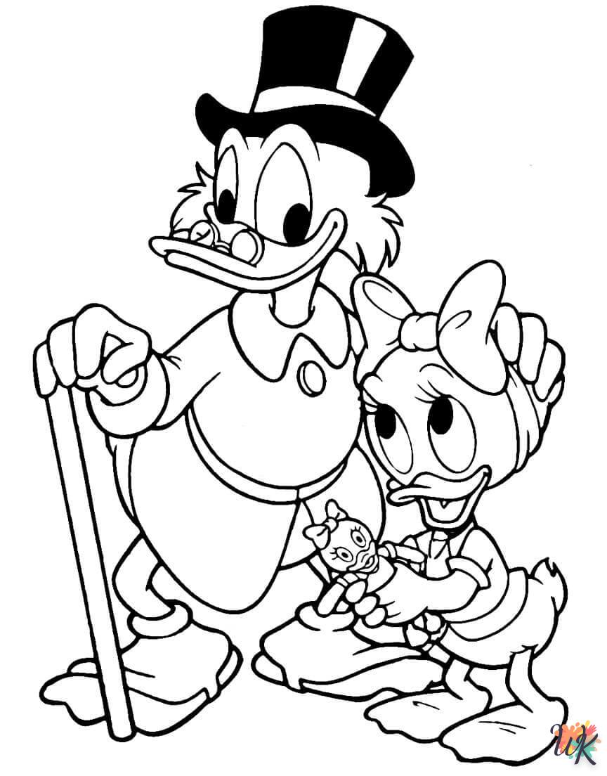 Kleurplaten Donald Duck