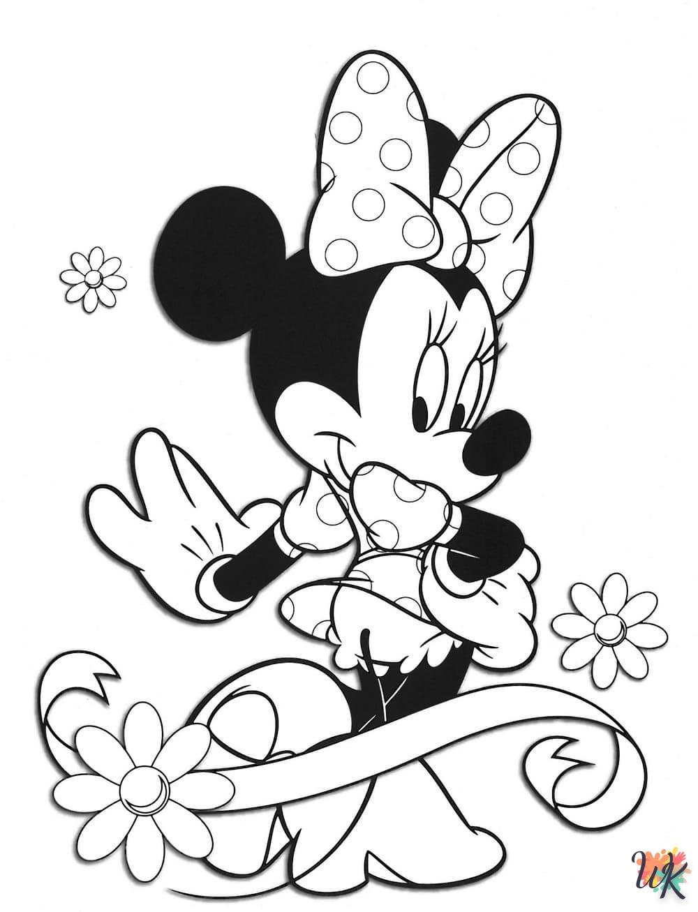 Minnie Mouse kleurplaten11