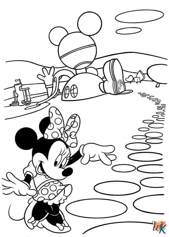 Minnie Mouse kleurplaten24