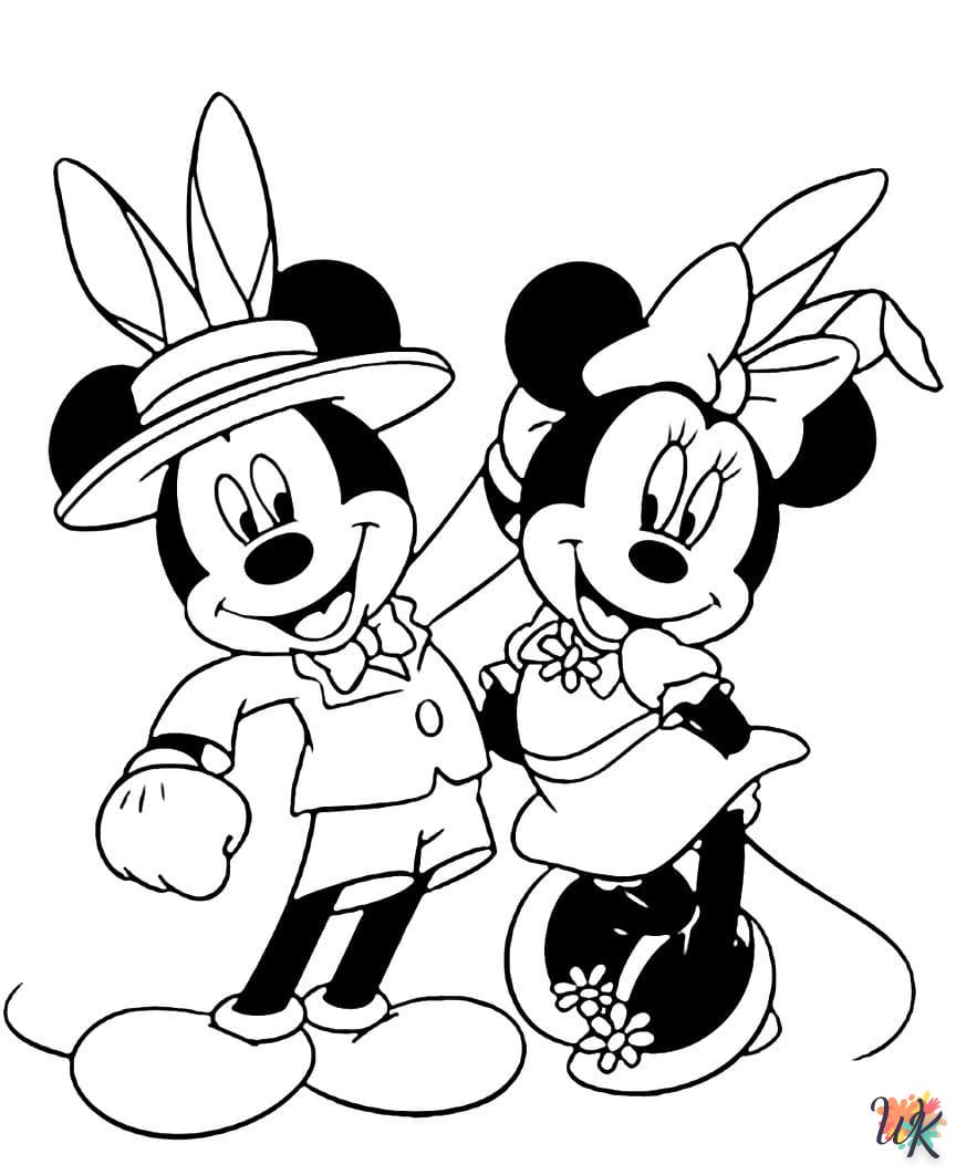 Minnie Mouse kleurplaten3