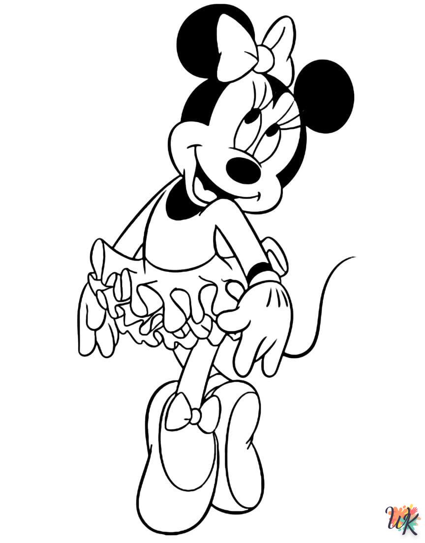 Minnie Mouse kleurplaten36