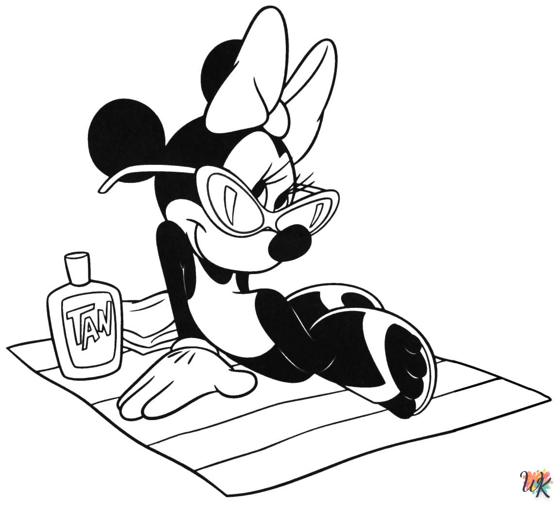 Minnie Mouse kleurplaten37