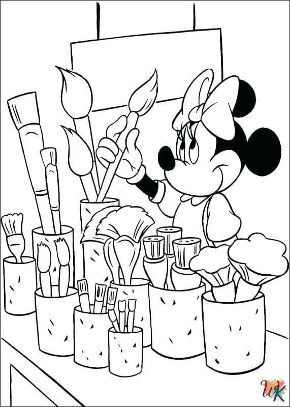 Minnie Mouse kleurplaten4