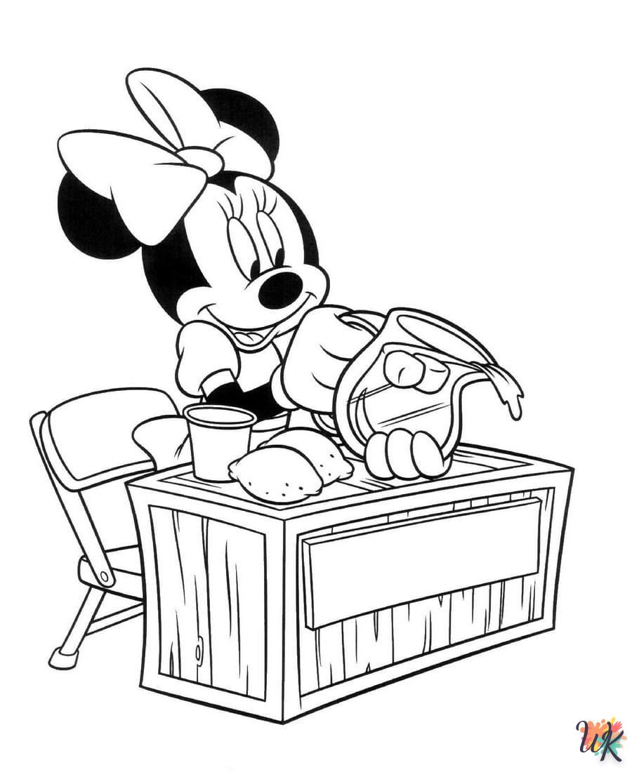 Minnie Mouse kleurplaten45