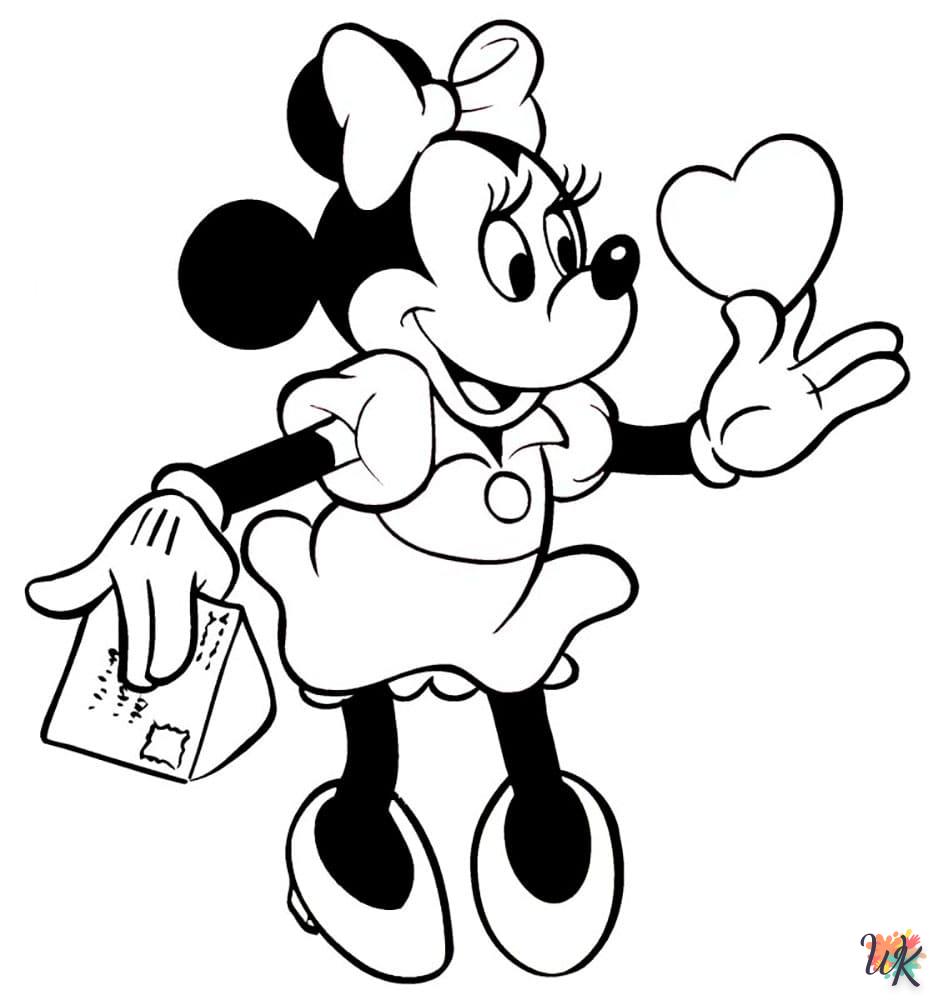 Minnie Mouse kleurplaten47