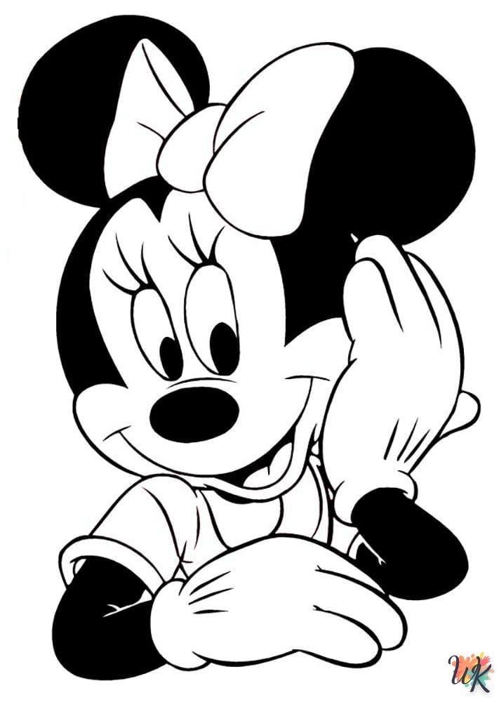 Minnie Mouse kleurplaten49