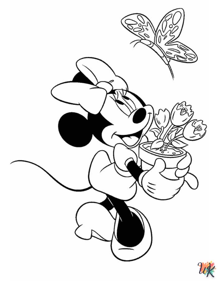 Minnie Mouse kleurplaten50
