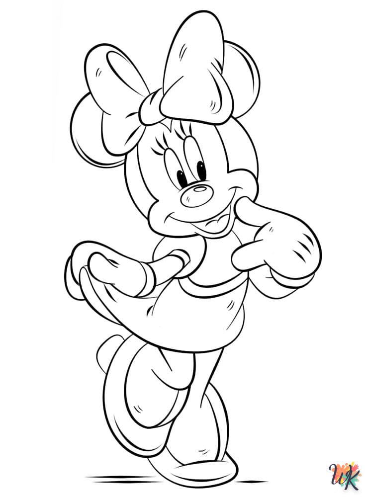 Minnie Mouse kleurplaten52
