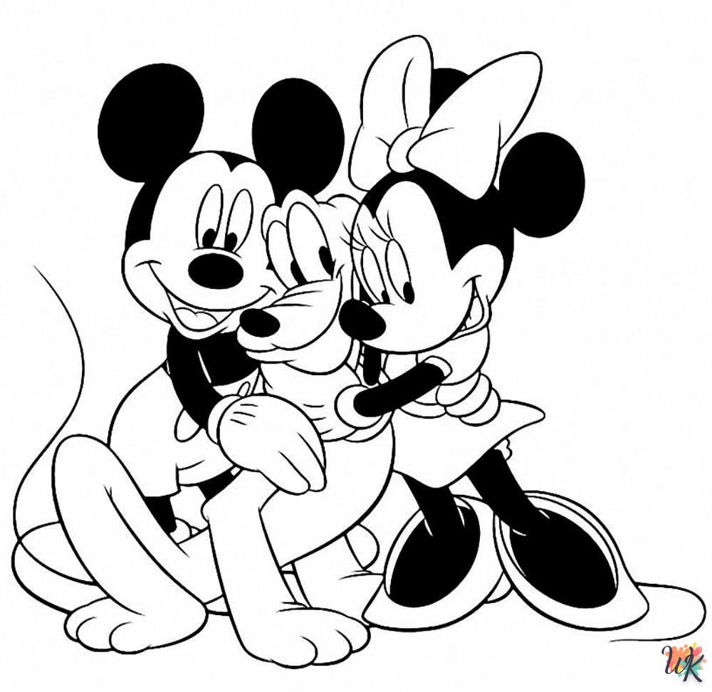 Minnie Mouse kleurplaten53