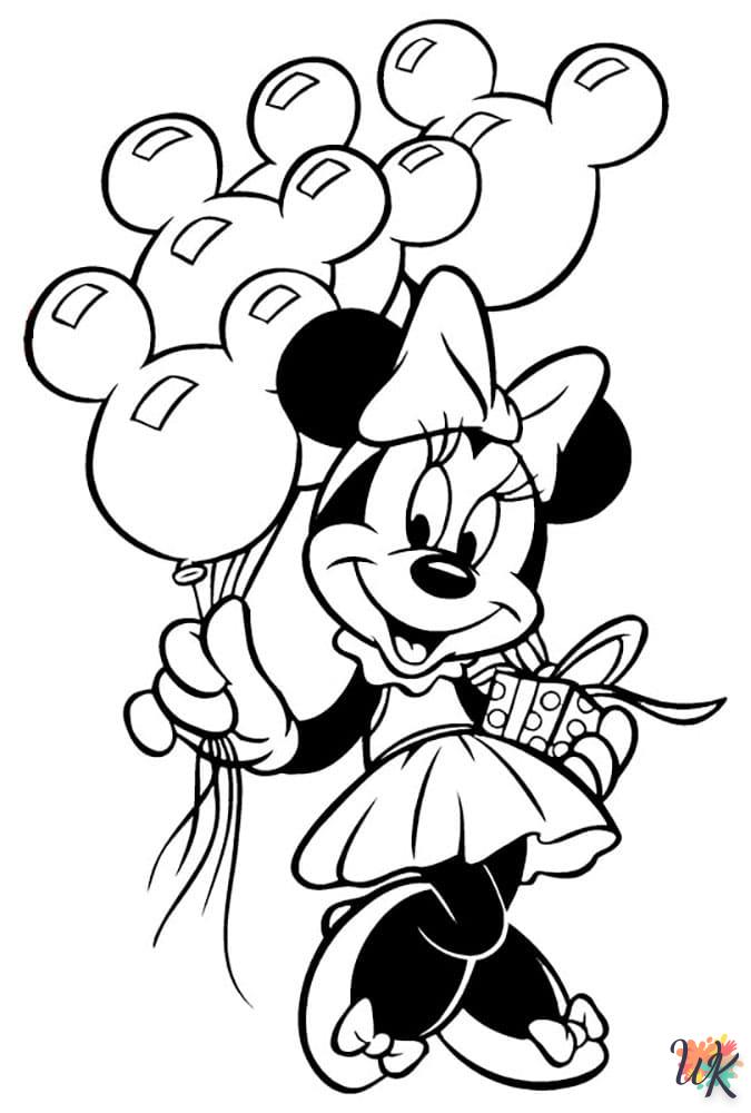 Minnie Mouse kleurplaten7