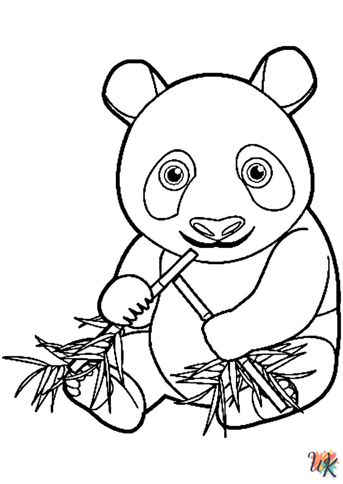 Pandabeer Kleurplaten11