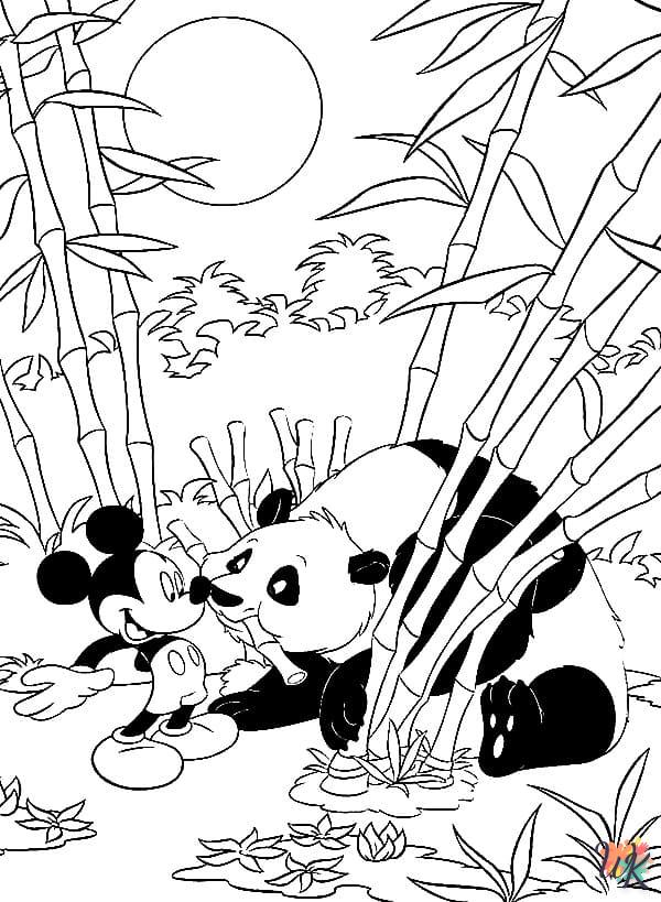 Pandabeer Kleurplaten13