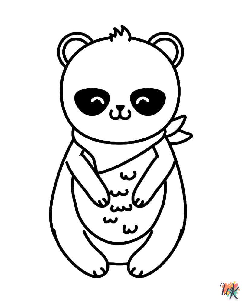 Pandabeer Kleurplaten18