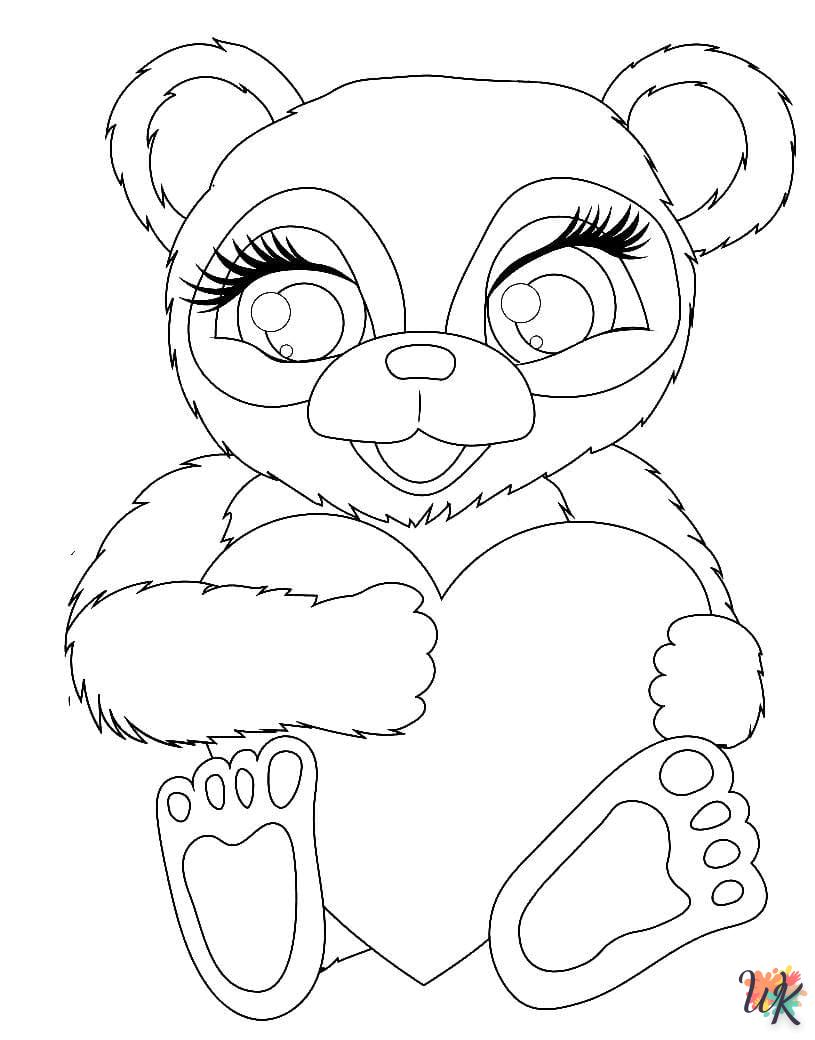 Pandabeer Kleurplaten22