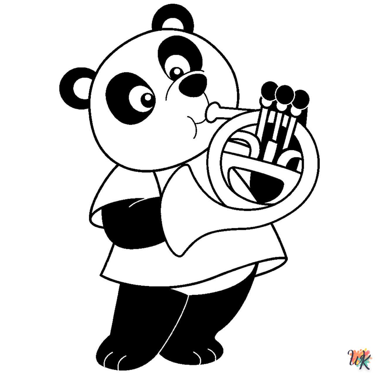 Pandabeer Kleurplaten31