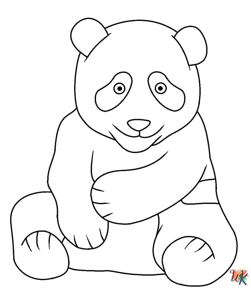 Pandabeer Kleurplaten39
