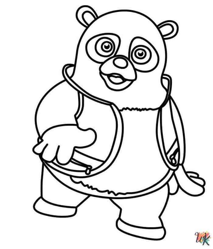 Pandabeer Kleurplaten42