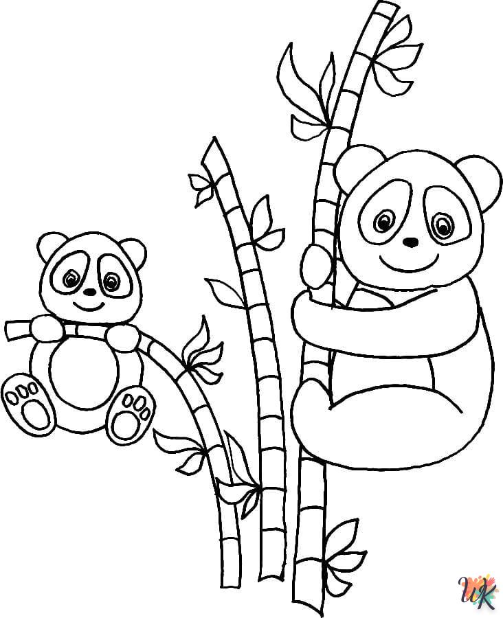Pandabeer Kleurplaten8