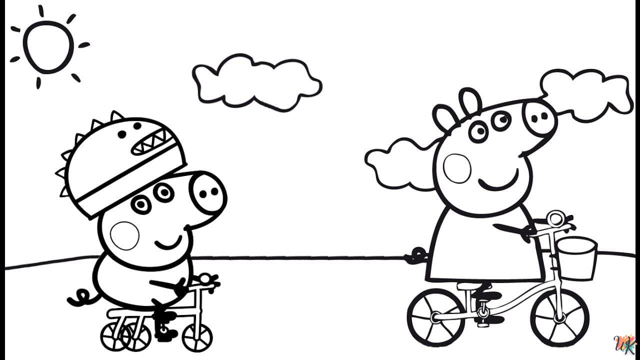 Peppa Pig Kleurplaten11